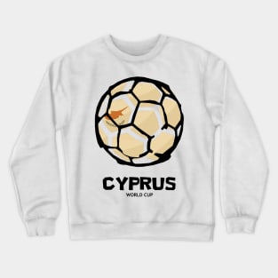 Cyprus Football Country Flag Crewneck Sweatshirt